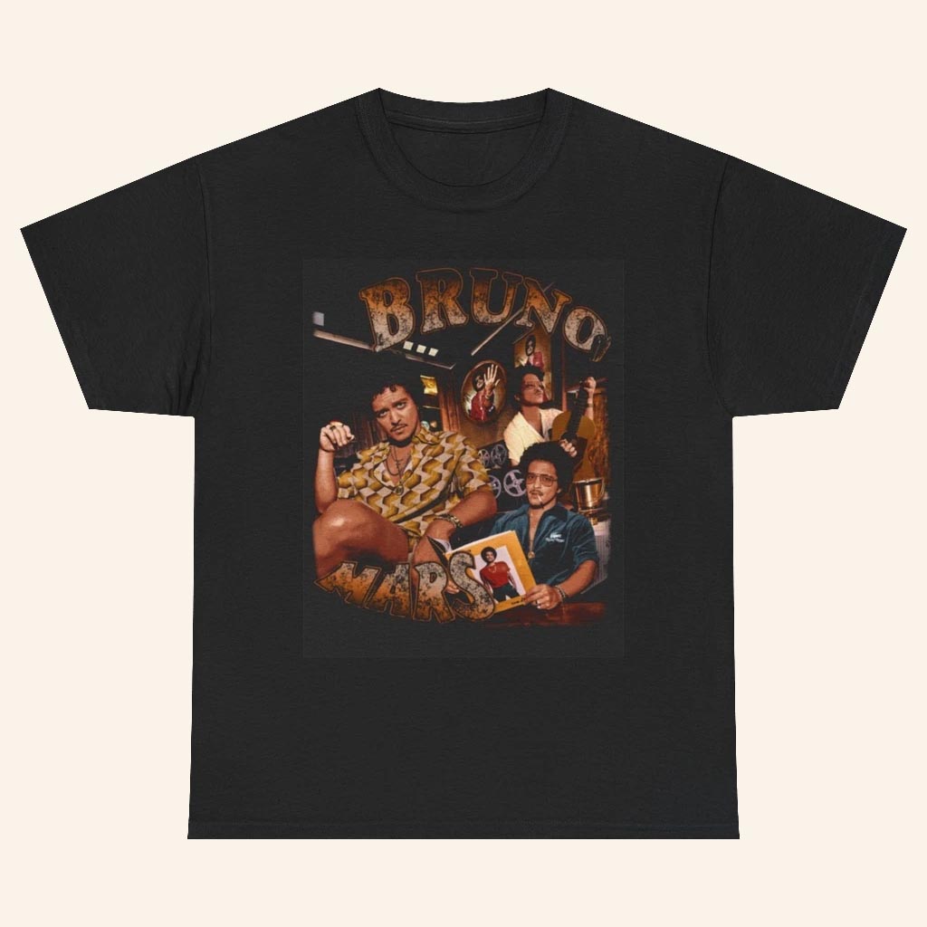 Bruno Mars Merch Bruno Mars Vintage T-Shirt Gifts Ideas For Music Fans - Lily Birch Market