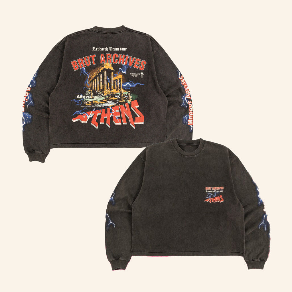 Brut Clothing Merch The Athens Sweatshirt Unique Gift For Him Birthday - Lilybirchmarket