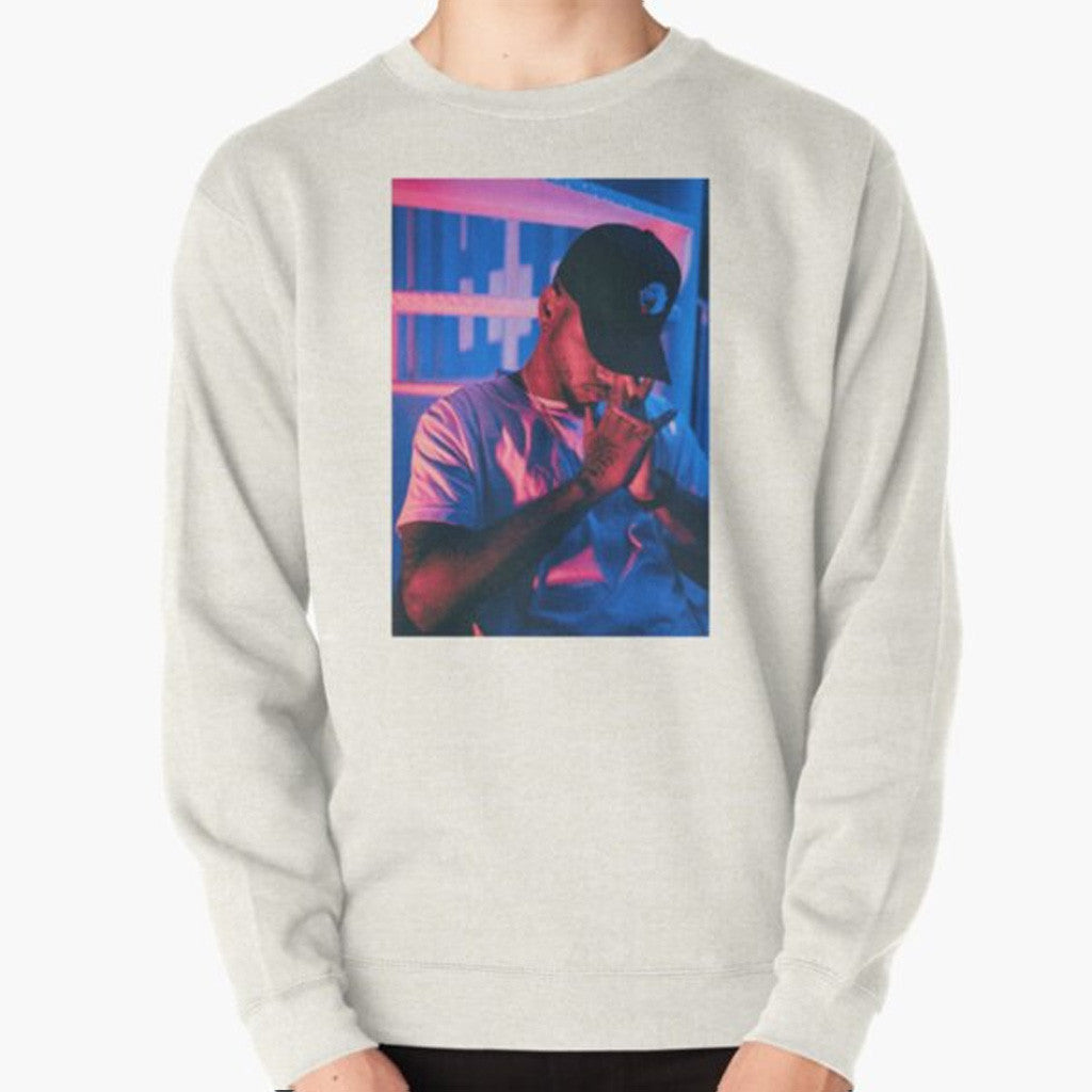 Bryson Tiller Merch Neon Tiller Background Sweatshirt Gifts For Music Fans - Lilybirchmarket