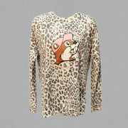 Buc Ee's Merch Buc-ee's Leopard Print Sweatshirt Gifts For Girlfriend - Lilybirchmarket