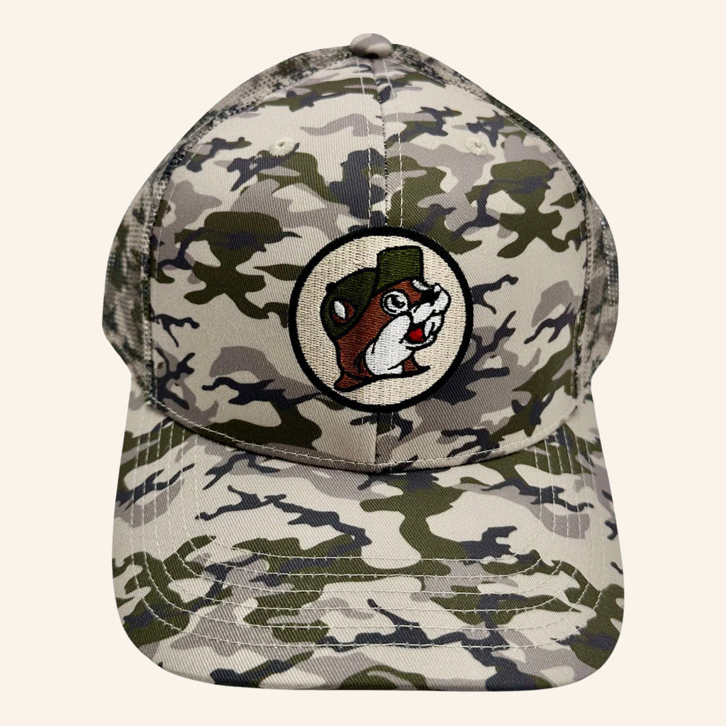 Buc Ee's Merch Buc Ee's Logo Camo Trucker Hat Embroidered Present For Husband - Lilybirchmarket