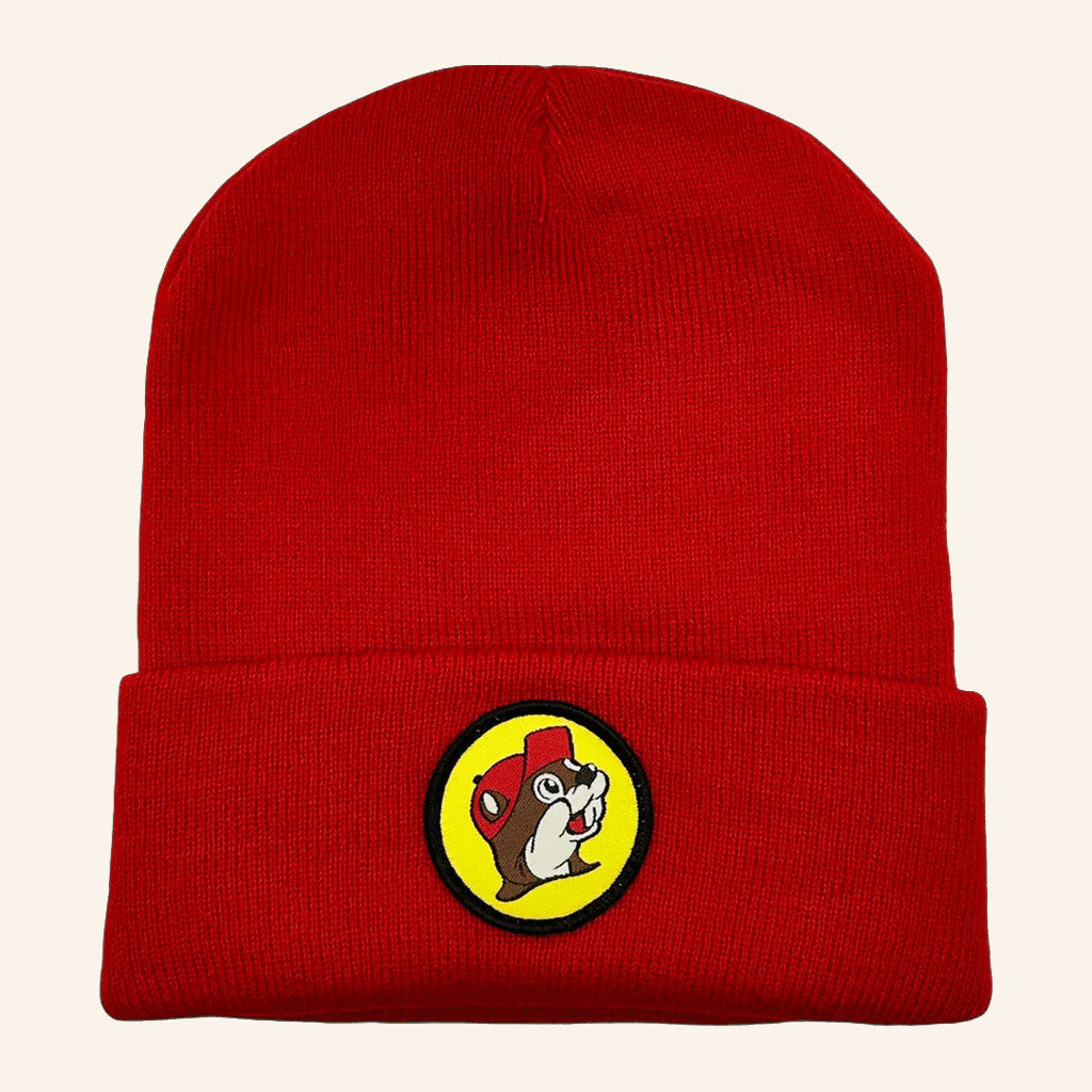 Buc Ee's Merch Buc Ee's Logo Red Beanie Best Gifts For Friends - Lilybirchmarket