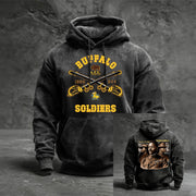 Buffalo Soldiers 1866 1944 Hoodie US Army African American Military Merch Black History Month - Lilybirchmarket