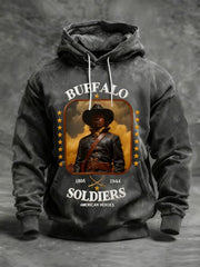 Buffalo Soldiers American Heroes Hoodie African American History Military Tribute Merch Gifts - Lilybirchmarket