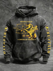 Buffalo Soldiers American Heroes Hoodie Black Soldiers 1866 Hoodie Gifts For Veterans - Lilybirchmarket