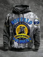 Buffalo Soldiers American Heroes Hoodie The Eternal Western Legend Apparel Gifts For Men - Lilybirchmarket