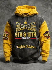 Buffalo Soldiers Hoodie 9th And 10th Cavalry African American Military Apparel Gifts - Lilybirchmarket