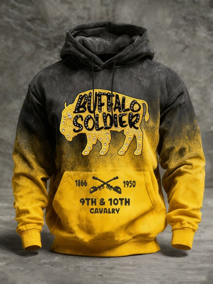 Buffalo Soldiers Hoodie 9th And 10th Cavalry Hoodie African American Heroes Merch Gifts - Lilybirchmarket
