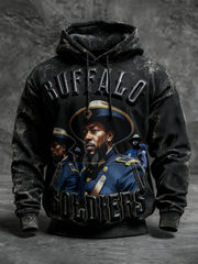 Buffalo Soldiers Hoodie African American Heroes US Western Merch Gifts For Men - Lilybirchmarket