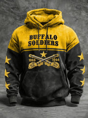 Buffalo Soldiers Hoodie African American Soldiers Black History Tribute Merch Gifts - Lilybirchmarket