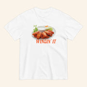 Buffalo Wings Just Wingin' It T-Shirt Buffalo Wings Merch Gifts For Boyfriend - Lily Birch Market