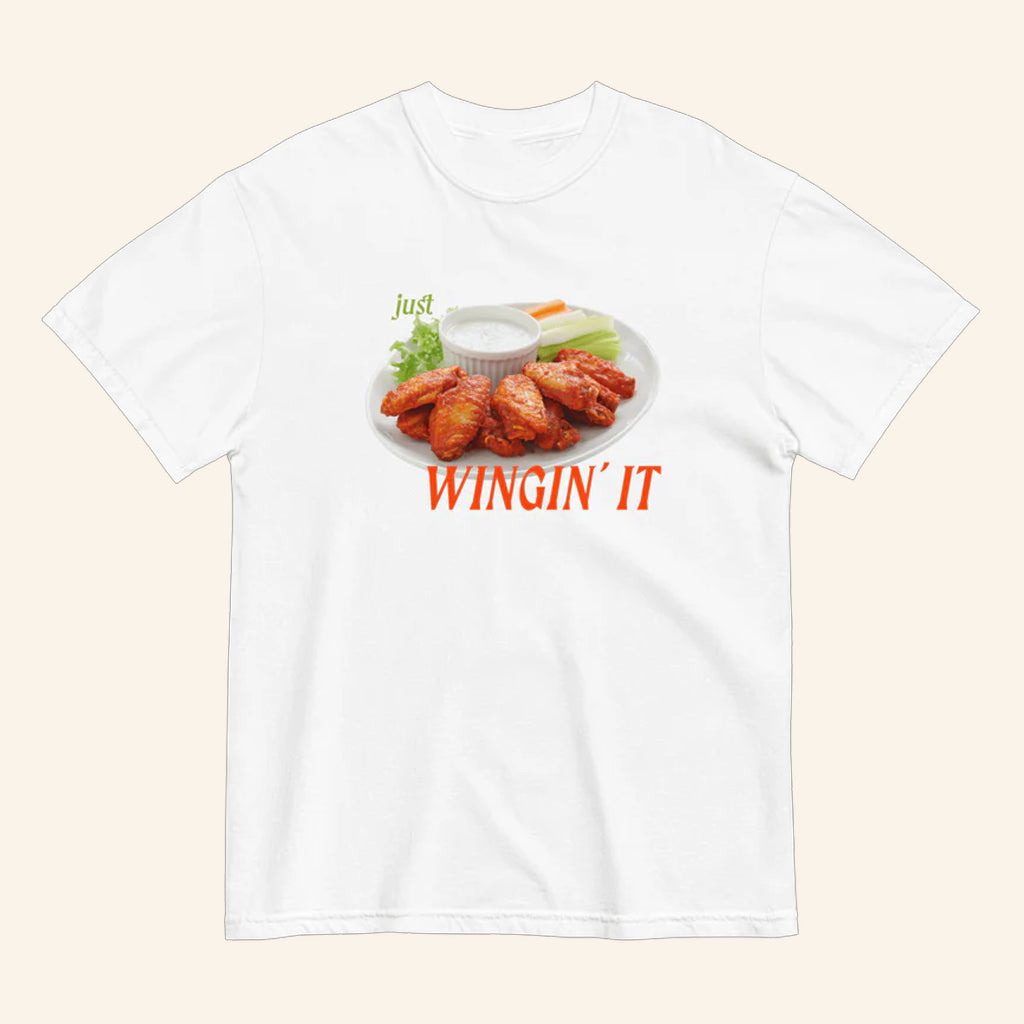 Buffalo Wings Just Wingin' It T-Shirt Buffalo Wings Merch Gifts For Boyfriend - Lily Birch Market