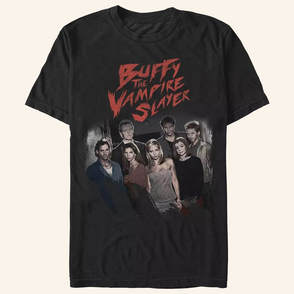 Buffy The Vampire Slayer Merch Buffy Team T-Shirt Gifts Ideas For Movie Lovers - Lily Birch Market