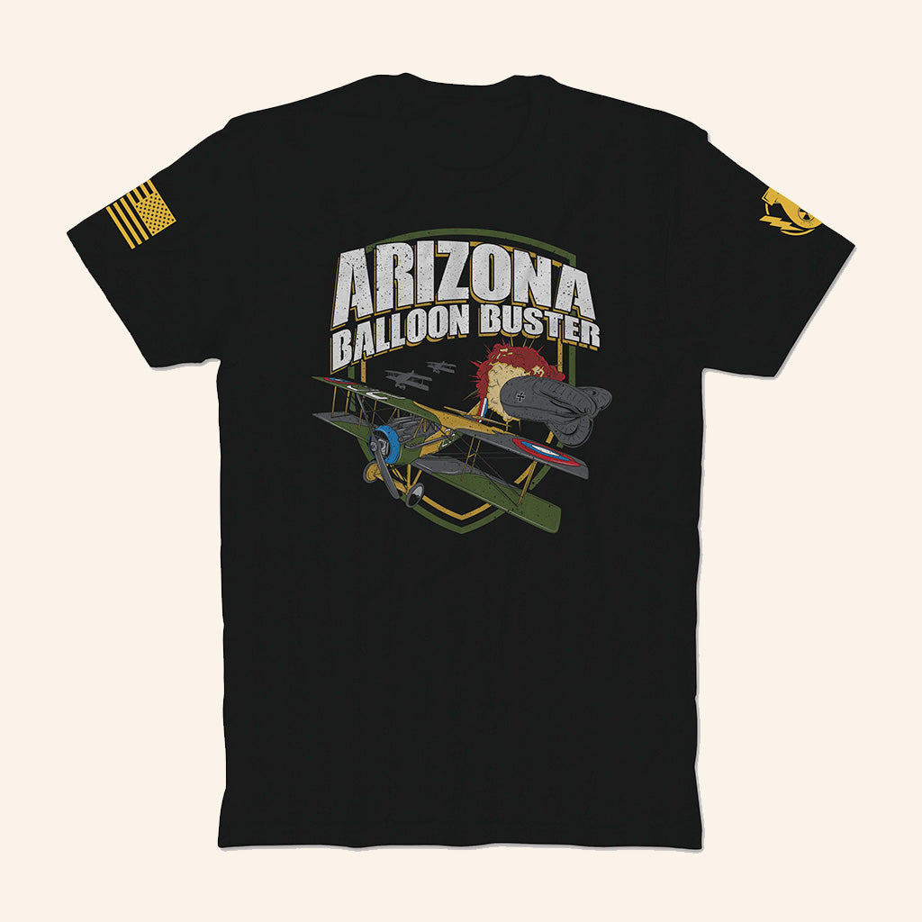 Bunker Branding Merch The Fat Electrician Arizona Balloon Buster T-Shirt Gifts Ideas For Him - Lily Birch Market