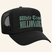 Bunnie XO Merch White Trash Millionaire Trucker Hat Christmas Presents For Boyfriend - Lilybirchmarket