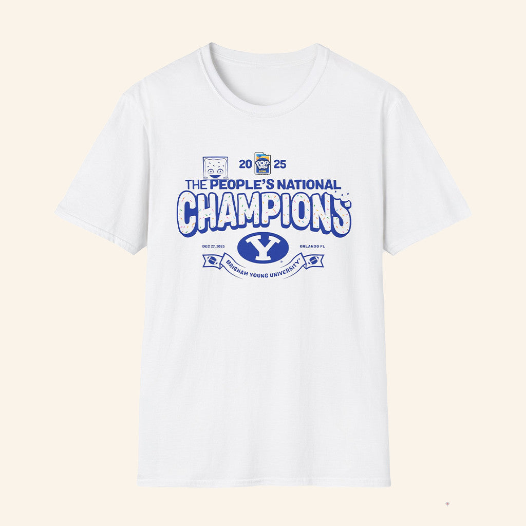 BYU Football Merch The Pop Tarts Bowl Dec 27 2025 The People's National Orlando FL T-Shirt - Lily Birch Market