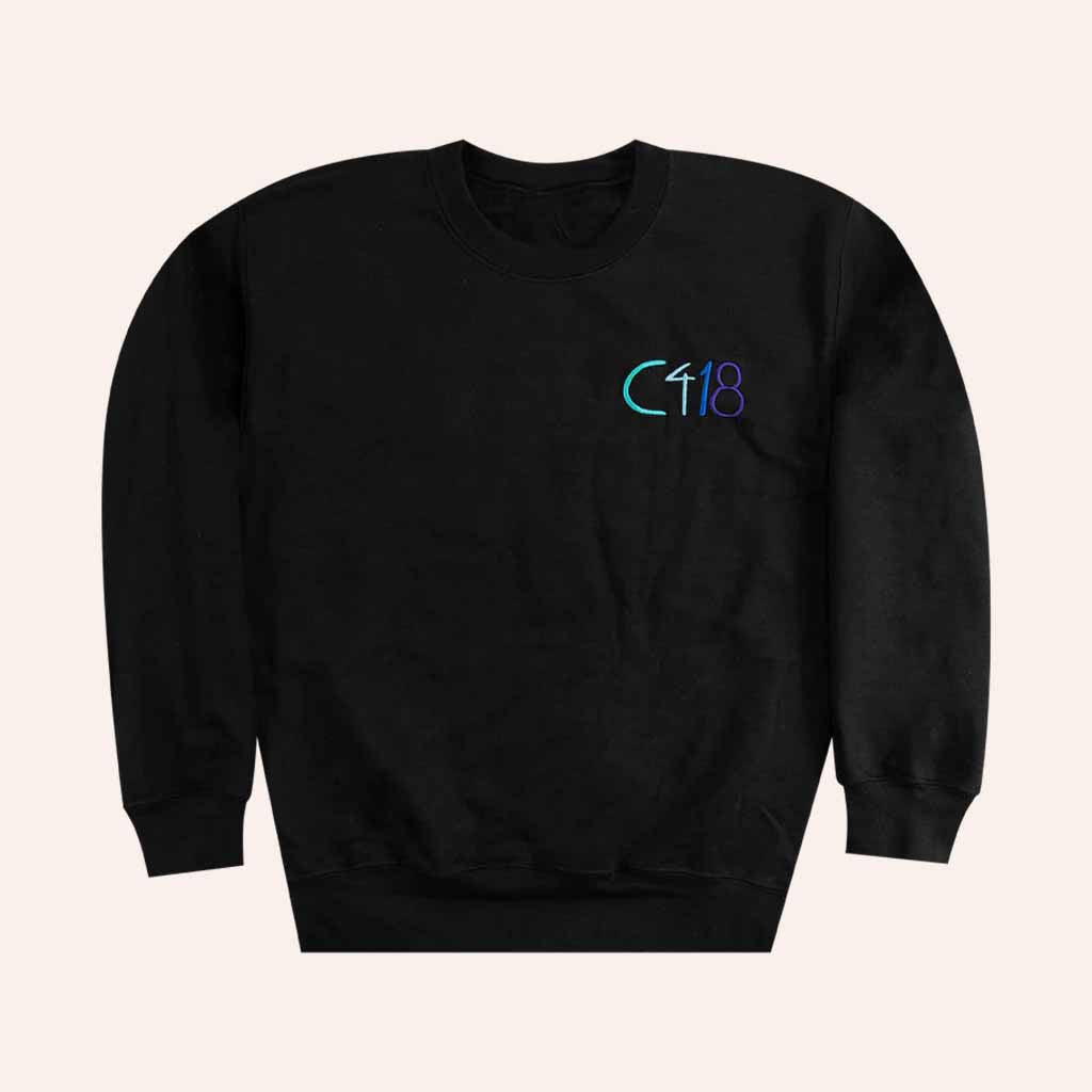 C418 Merch C418 Logo Black Sweatshirt Christmas Gifts For Guys - Lilybirchmarket