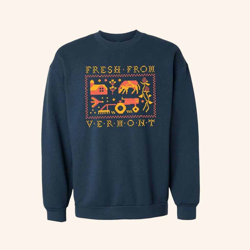 Cabot Creamery Merch Fresh From Vermont Sweatshirt Unique Gift For Boyfriend Birthday - Lilybirchmarket