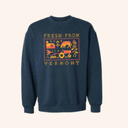 Cabot Creamery Merch Fresh From Vermont Sweatshirt Unique Gift For Boyfriend Birthday - Lilybirchmarket