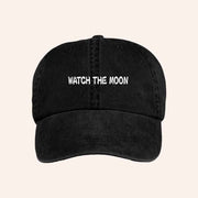 Cafune Merch Watch The Moon Hat Embroidered Unique Christmas Gift Ideas For Dad - Lilybirchmarket