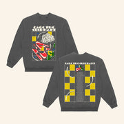 Cage The Elephant Merch Abstract Checkered Tour Crewneck Sweatshirt Gifts For Him - Lilybirchmarket