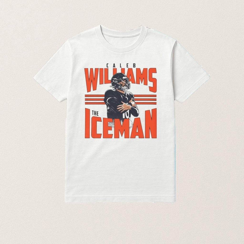 Caleb Williams The Iceman Celebration Shirt Chicago Football Merch Best Gifts For Football Fans - Lily Birch Market