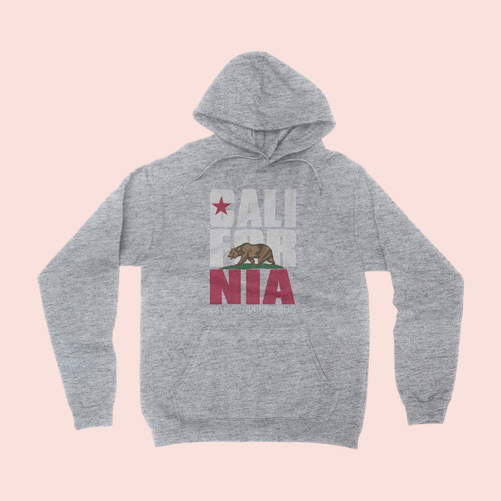 California Flag Vintage Retro Hoodie Miguel Diaz Cobra Kai Merch Gifts For Californian - Lilybirchmarket