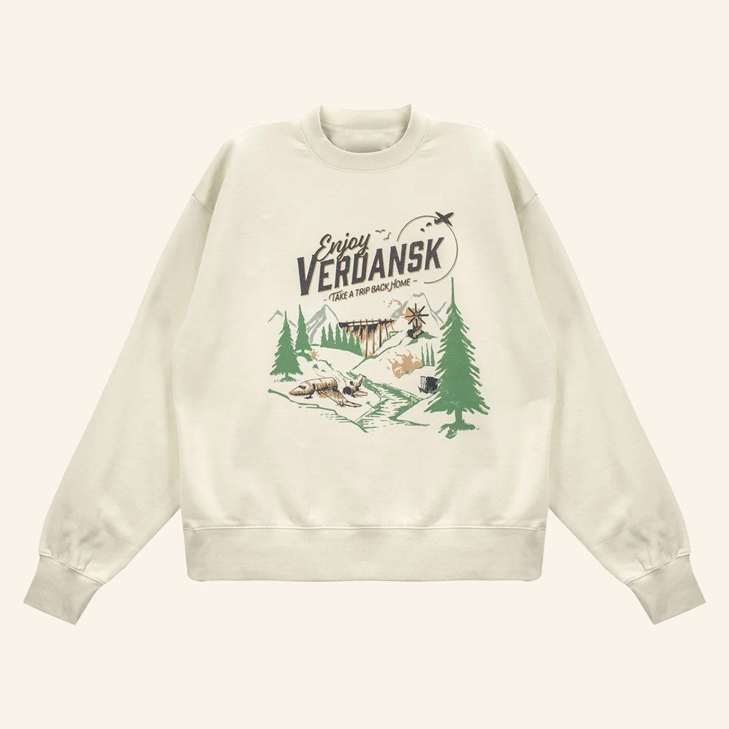 Call Of Duty Merch Warzone Enjoy Verdansk Cream Sweatshirt Unique Gifts For Husband - Lilybirchmarket