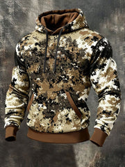 Camouflage Hoodie Men's Army Camo Hooded Sweatshirt Father's Day Gifts Ideas - Lilybirchmarket