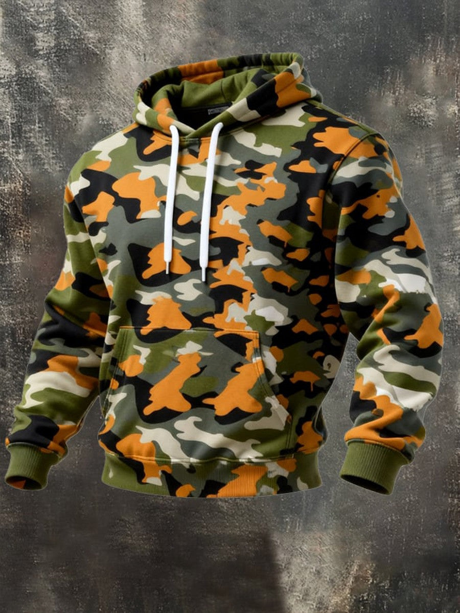 Camouflage Hoodie Men's Military Camo Hooded Sweatshirt Awesome Father's Day Gifts - Lilybirchmarket