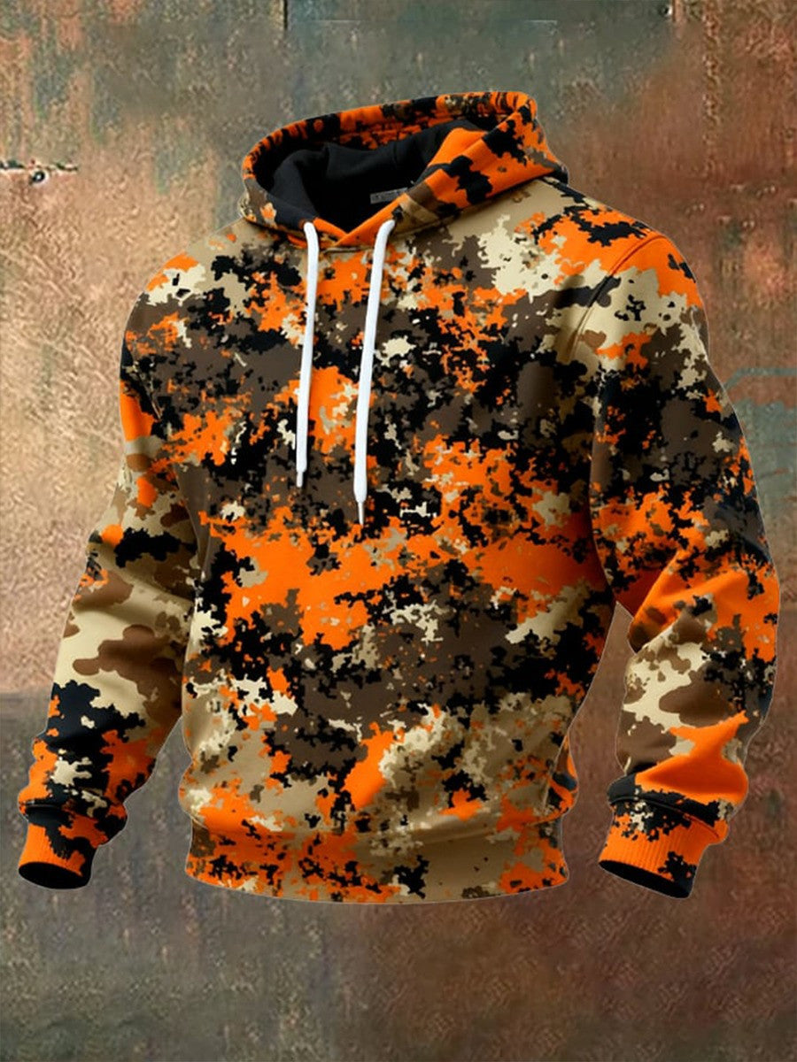 Camouflage Hoodie Men's Military Camo Hooded Sweatshirt Dad Gifts For Father's Day 2026 - Lilybirchmarket
