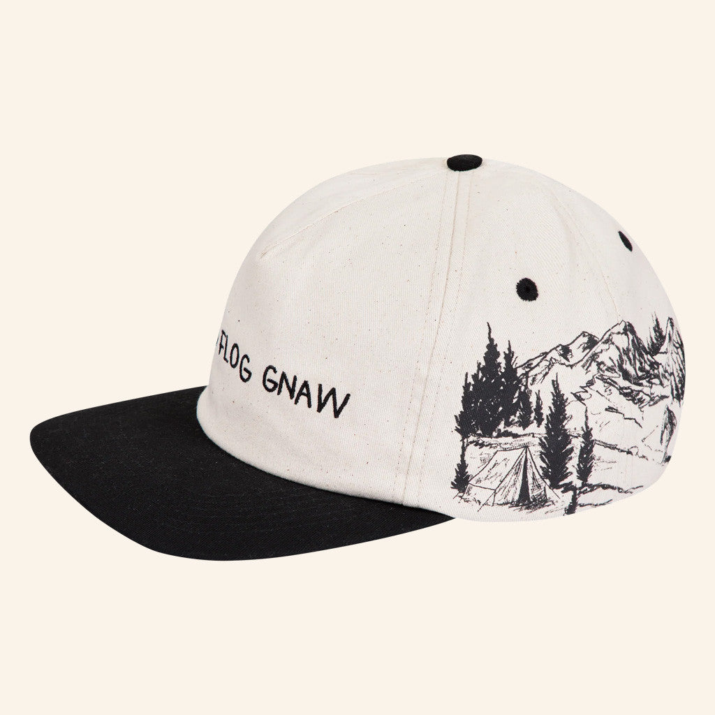 Camp Flog Gnaw Merch Mountain Snapback Hat Embroidered Matt McCormick Hat Gifts For Dad - Lilybirchmarket