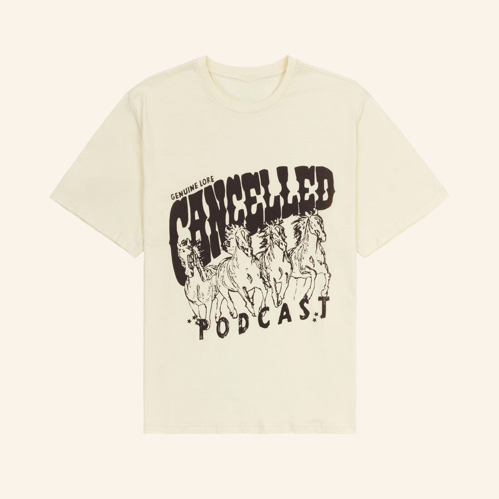 Cancelled Podcast Merch Genuine Lore T-Shirt Gift Ideas For Boyfriend - Lily Birch Market