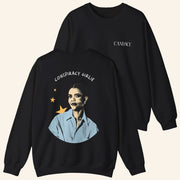 Candace Owens Merch Conspiracy Girlie Sweatshirt Black Best Gifts For Fans - Lilybirchmarket