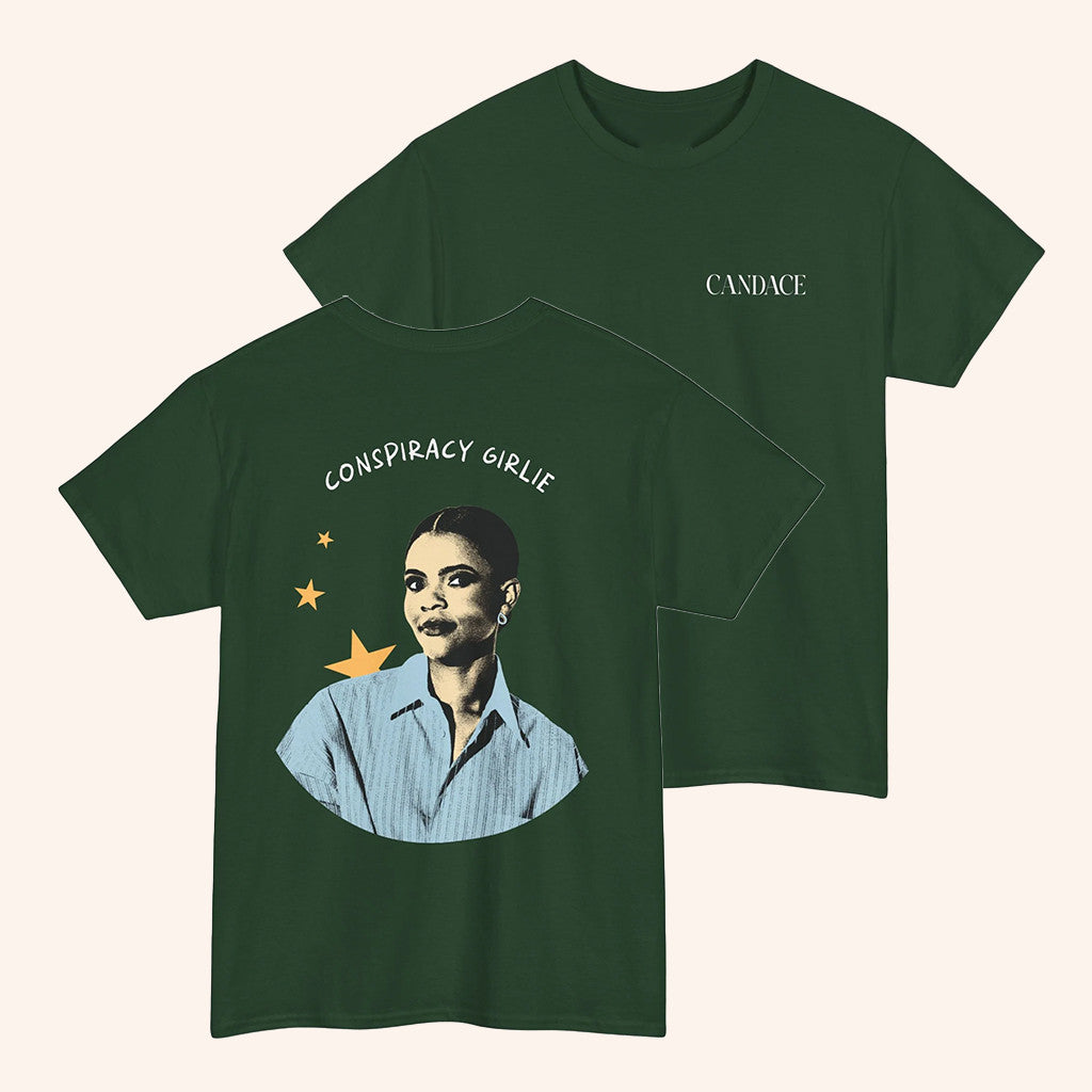 Candace Owens Merch Conspiracy Girlie T-Shirt Gifts Ideas For Friends - Lily Birch Market