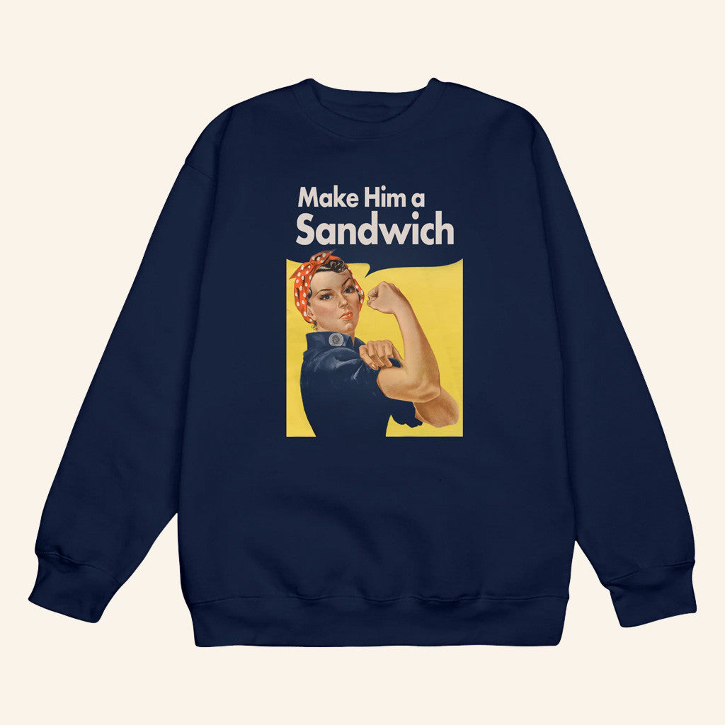 Candace Owens Merch Make Him A Sandwich Propaganda Sweatshirt Gift Ideas For Mother - Lilybirchmarket