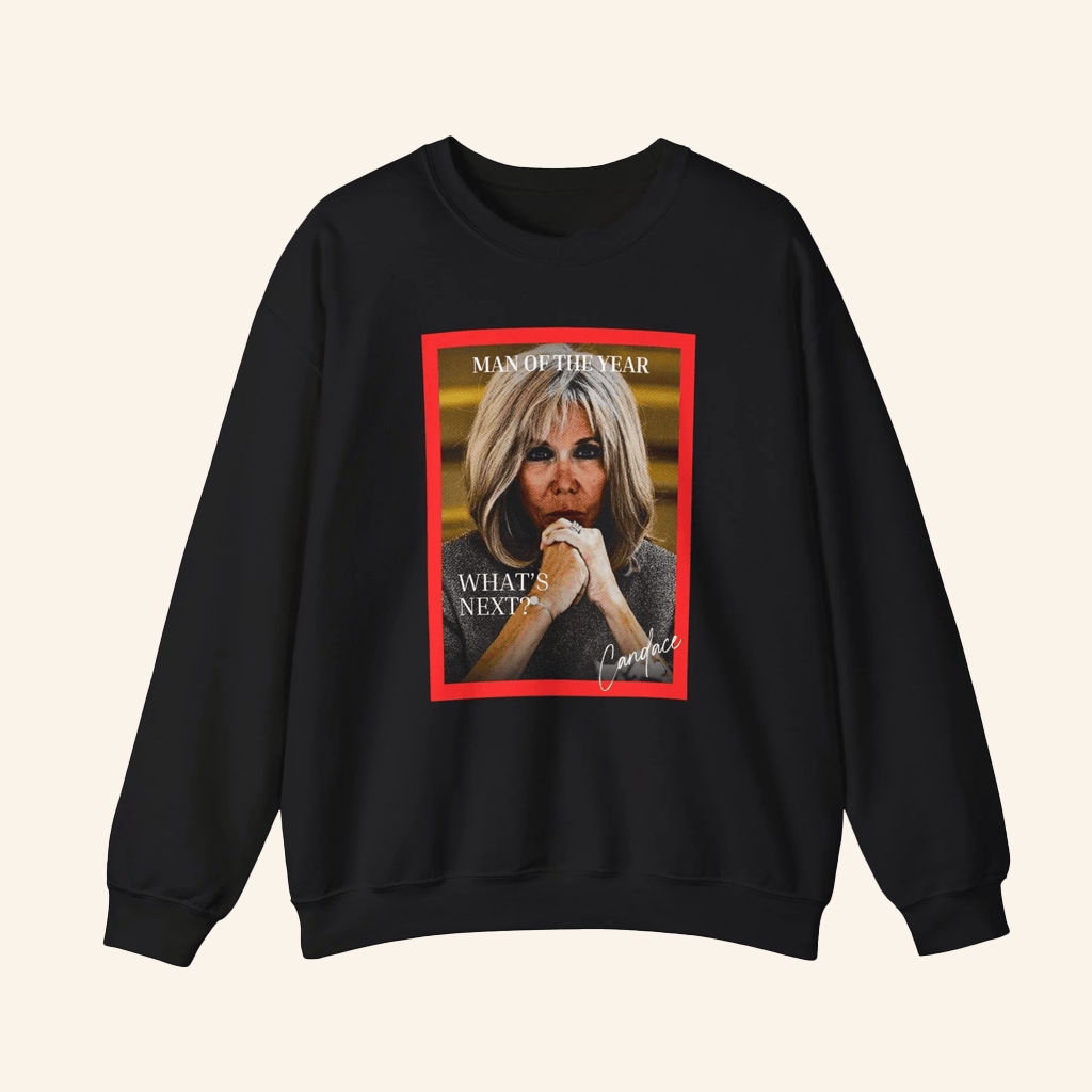 Candace Owens Merch Man Of The Year Crewneck Sweatshirt Gifts For Mom - Lilybirchmarket