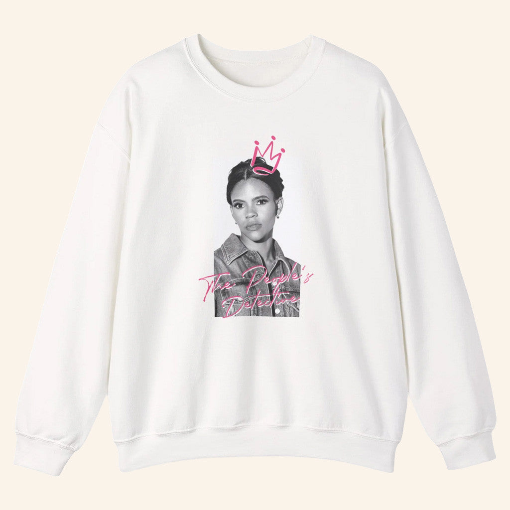 Candace Owens Merch The People's Detective Sweatshirt White Unique Gift For Her - Lilybirchmarket