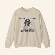 Candace Owens Merch We Know Glasses Crewneck Sweatshirt Gifts For Mom - Lilybirchmarket
