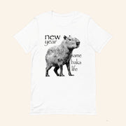 Capybara New Year Same Baka Life T-Shirt Stupid Tiktok Meme Shirt Funny Gifts For Friend - Lily Birch Market