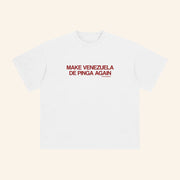 Caracas Merch Make Venezuela De Pinga White T-Shirt Support Venezuela Merch Gifts Ideas - Lily Birch Market