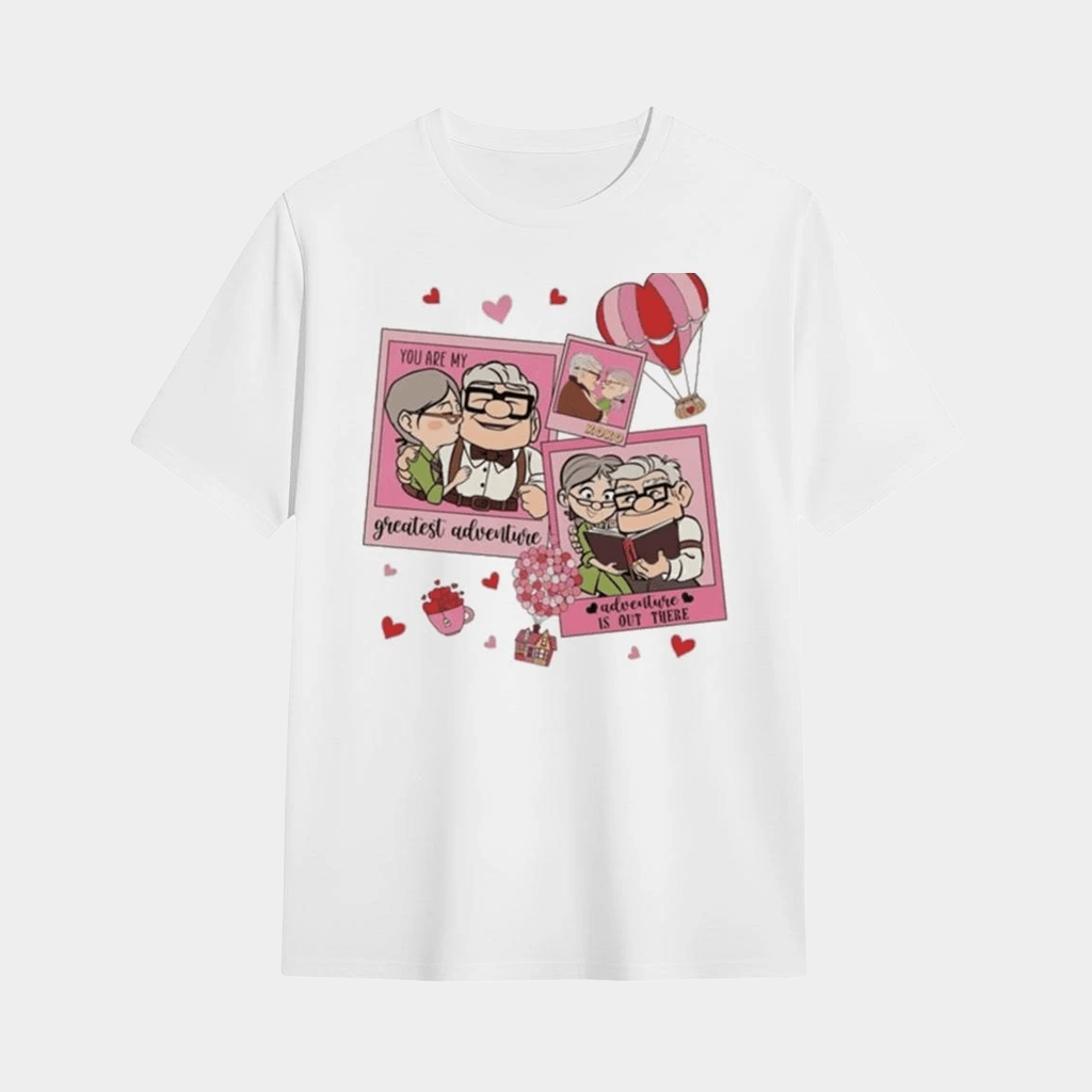 Carl And Ellie Couples Valentine T-Shirt Gifts For Him Her - Lily Birch Market