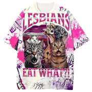 Cats Lesbians Eat What Shirt Funny Design T-Shirts Gifts For Her - Lily Birch Market
