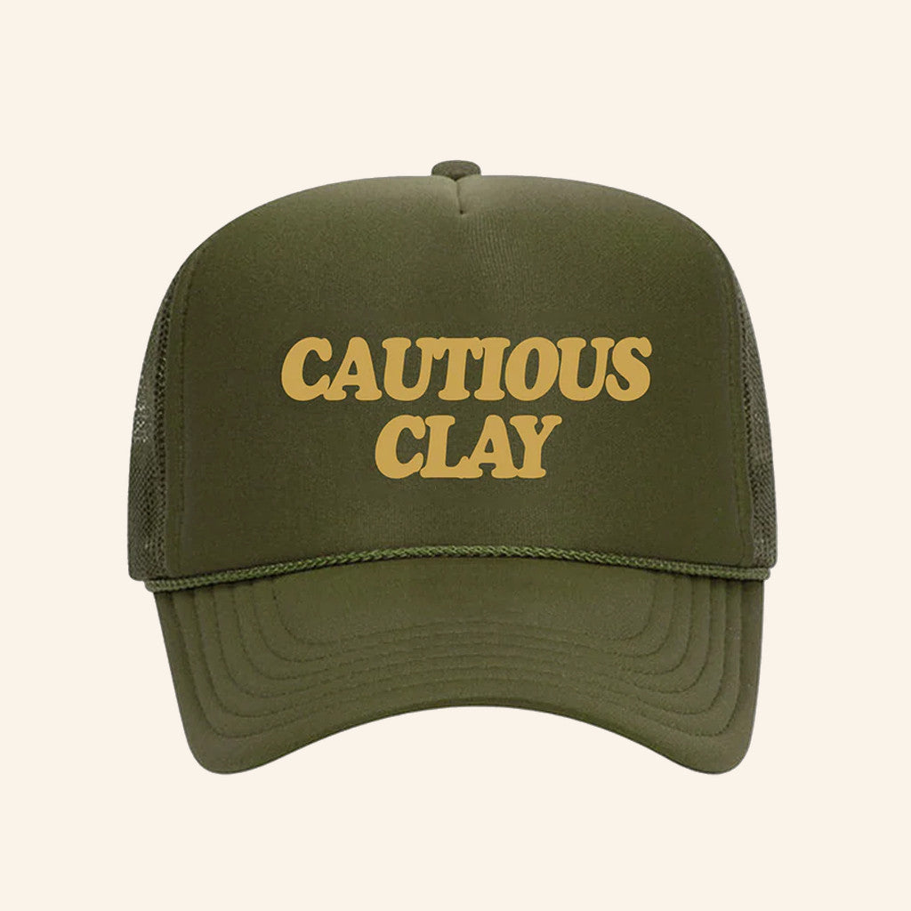 Cautious Clay Merch Cautious Clay Trucker Hat Gifts For Music Enthusiasts - Lilybirchmarket
