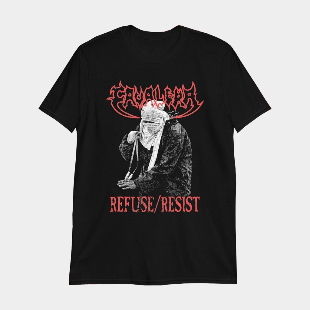 Cavalera Chaos AD Refuse Resist T-Shirt Cavalera Conspiracy Merch Gifts For Fans - Lily Birch Market