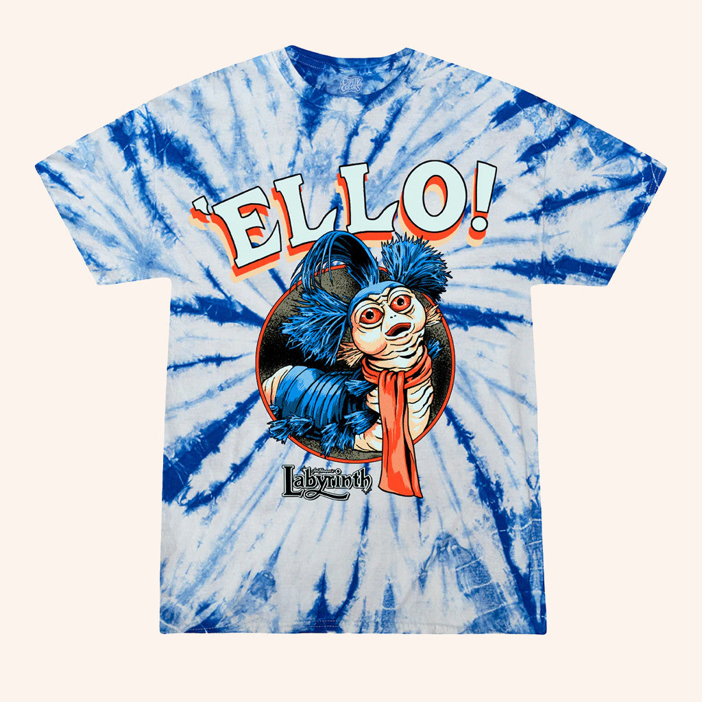 Cavitycolors Merch Labyrinth 'Ello Tie Dyife T-Shirt Ello Worm Shirt Gts For Him - Lily Birch Market
