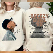 Cb T-Shirt, Chris Breezy Bowl Xx Tour 2025 Shirt, Brown 2025 Concert, Chris Tour Merch, Breezy Bowl Xx Tour Sweatshirt Hoodie Gifts For Him - Lilybirchmarket