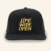 CBOYSTV Merch Life Wide Open Embroidered Trucker Snapback Hat Xmas Gifts For Dad - Lilybirchmarket
