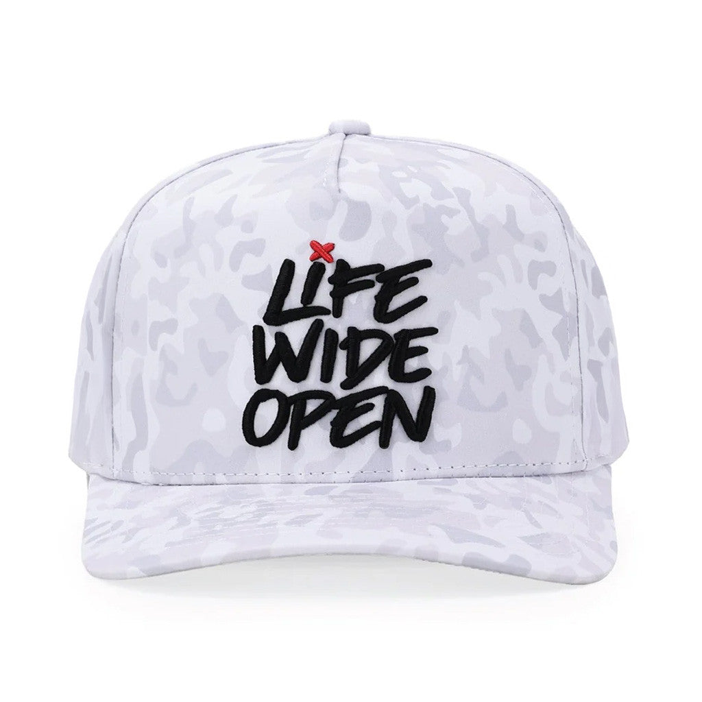 CboysTV Merch Life Wide Open White Camo Embroidered Hat Gifts For Brothers - Lilybirchmarket