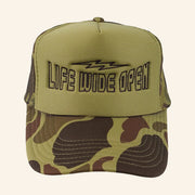 CBOYSTV Merch Ripper Duck Camo Trucker Hat Life Wide Open Embroidered Hat Best Gifts For Dad - Lilybirchmarket